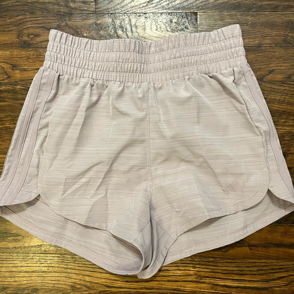 Purple Adidas shorts